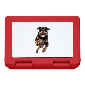 Rottweiler - Boîte à goûter - rouge - Devant