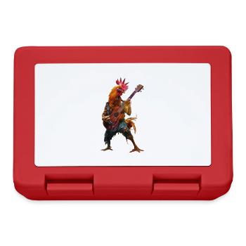 Rooster Ukulele - Lunchbox - red - Front