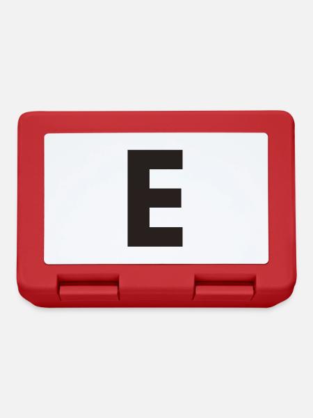 E - Brotdose - Rot
