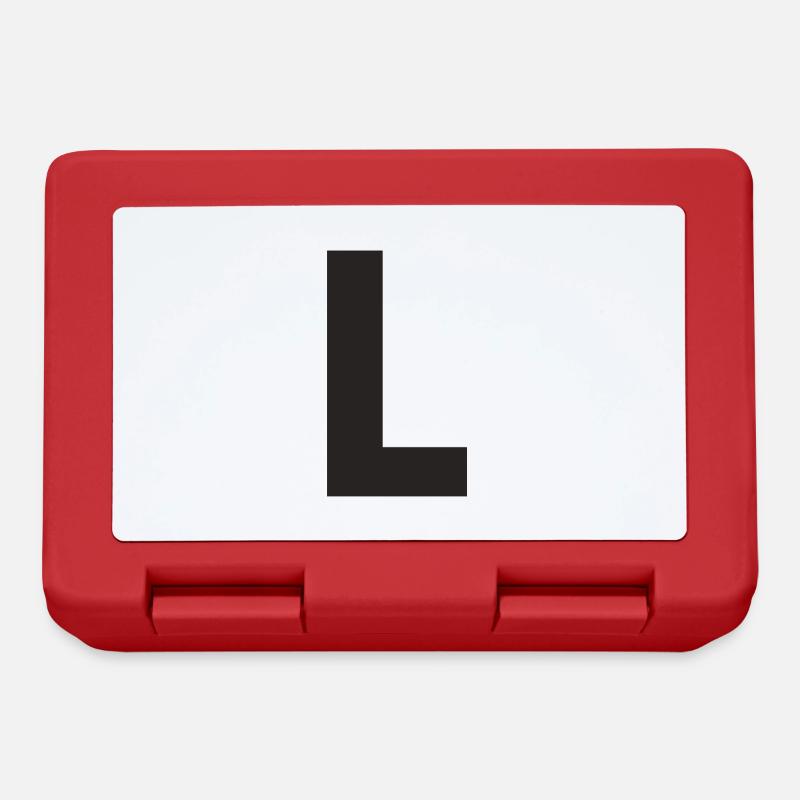 L - Lunchbox - red