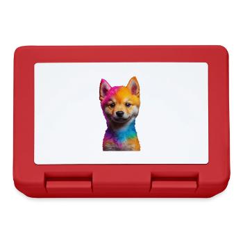 Shiba Inu - Brotdose - Rot - Vorne