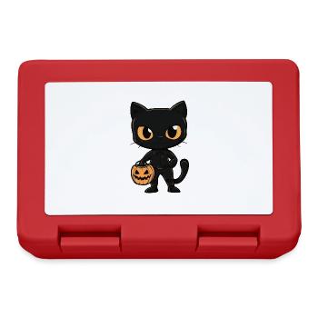Panther Halloween Lustig Zombie - Brotdose - Rot - Vorne