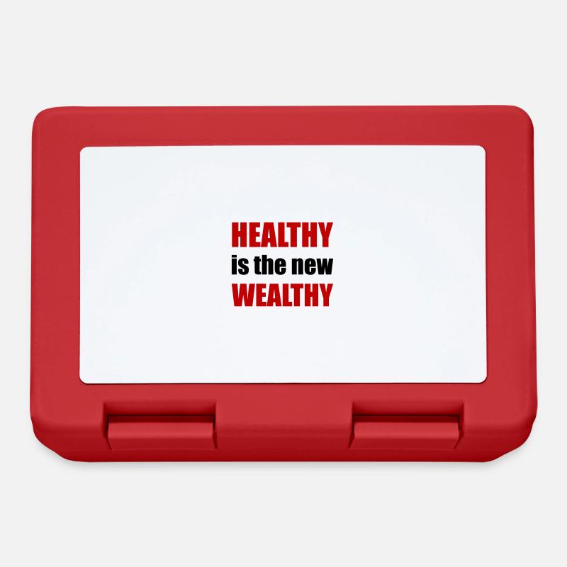 healthy - Lunchbox - red