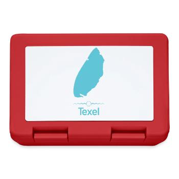 Texel | Carte de conception - Boîte à goûter - rouge - Devant