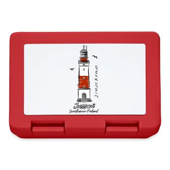 JUSSARÖ LIGHTHOUSE Marine textiles and gifts - Lunchbox - red - Front