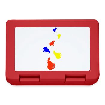 Fruit de la poire - Boîte à goûter - rouge - Devant
