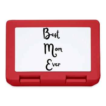 Best Mom Ever - Brotdose - Rot - Vorne
