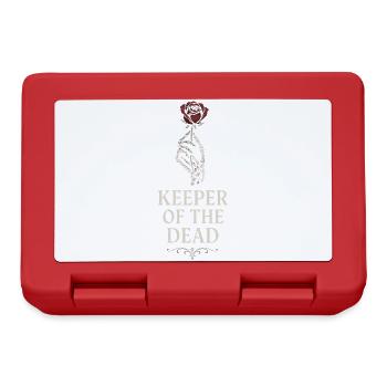 Corpse Science Dark Humor Death Positive - Lunchbox - red - Front
