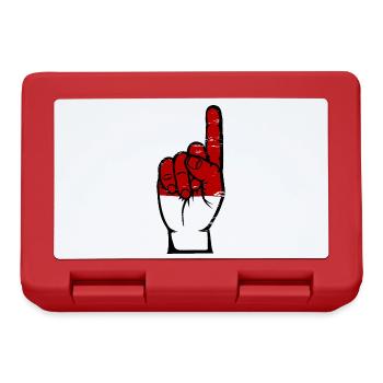 Indonesia flag number 1 used - Lunchbox - red - Front