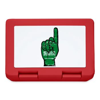 Saudi Arabia flag number 1 used - Lunchbox - red - Front