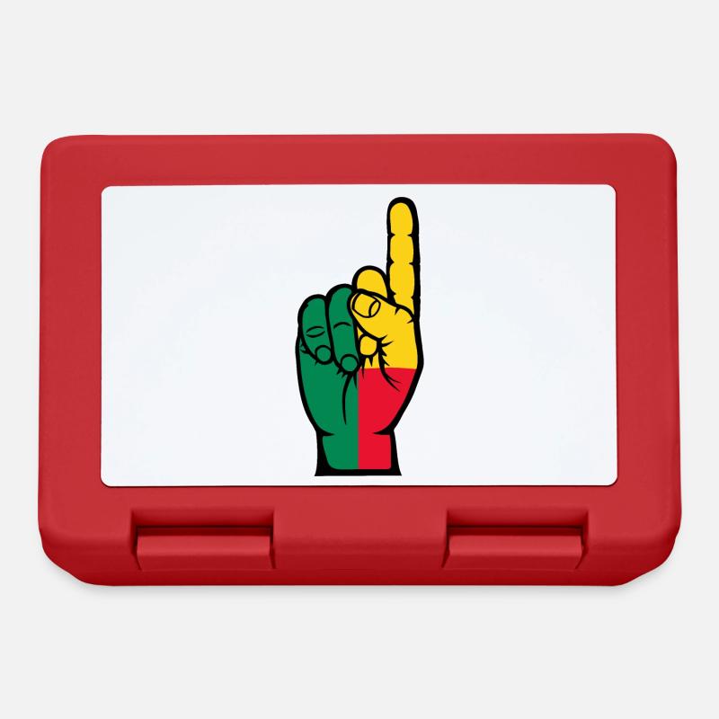 Drapeau du Bénin numéro 1 - Boîte à goûter - rouge