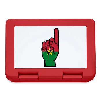 Drapeau du Burkina Faso numéro 1 - Boîte à goûter - rouge - Devant