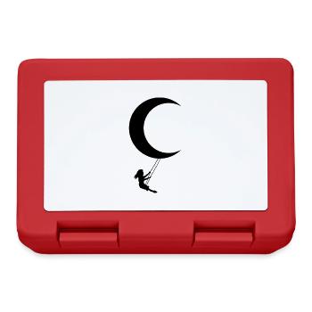 Moon Swing Moon Child Child Night Sky Mood - Lunchbox - red - Front