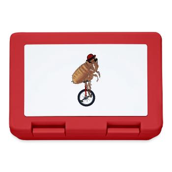 Circus Actress Stage Show Artist Unicycle - Lunchbox - red - Front