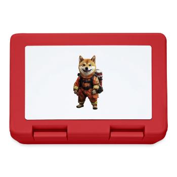 Shiba Inu - Brotdose - Rot - Vorne