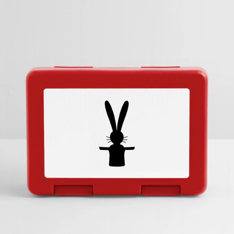 Lapin Chapeau Haut de forme Sorcier Lapin Sorcier Mignon Boîte à goûter