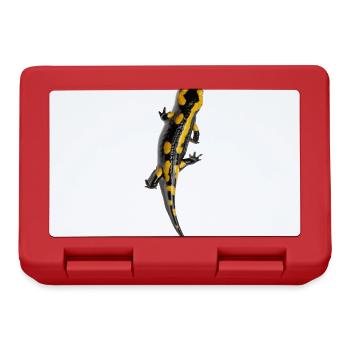 Fire Salamander Amphibian Exotic Pet Owner - Lunchbox - red - Front