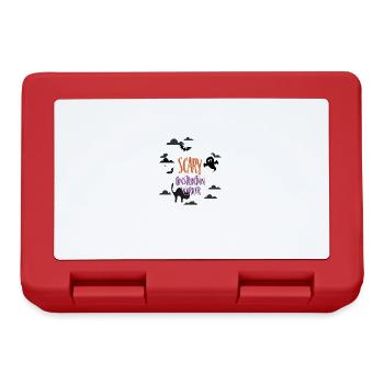 Scary Construction worker - Lunchbox - red - Front