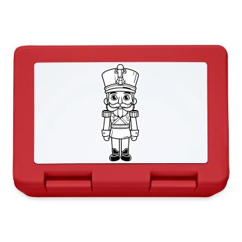 Nutcracker Christmas Symbol - Lunchbox - red - Front