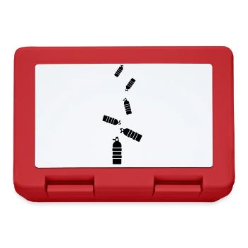 Symbole de plongée à l’oxygène - Boîte à goûter - rouge - Devant