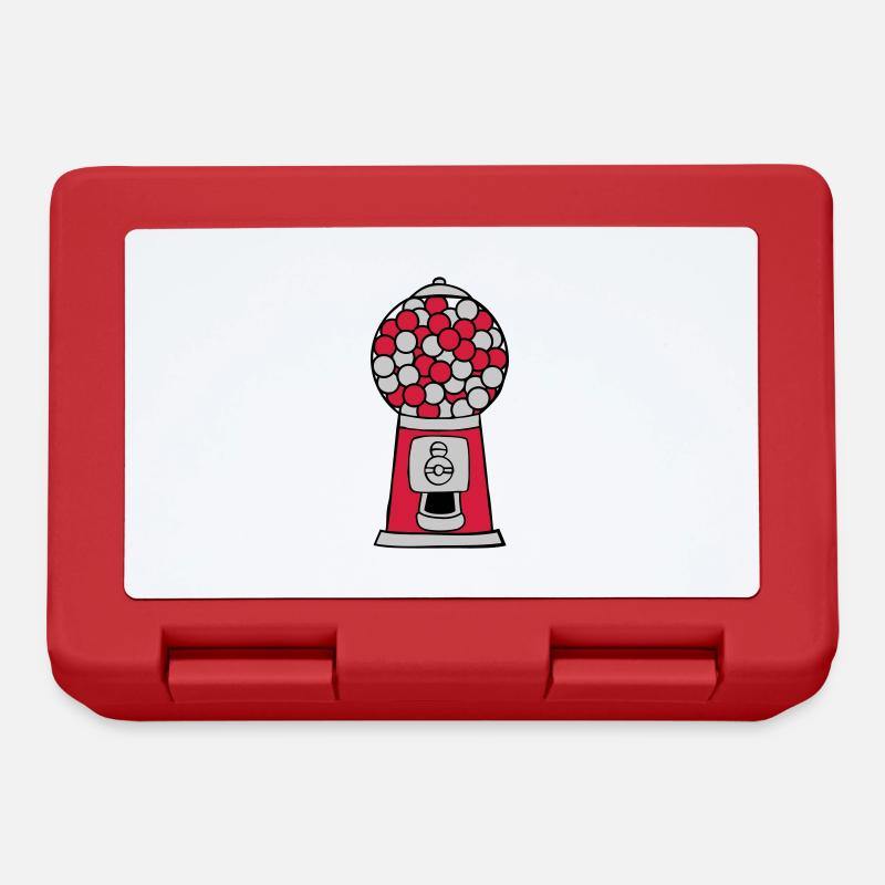 Kaugummi Spender Automat - Brotdose - Rot
