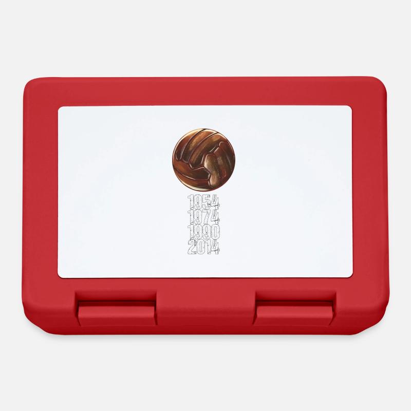 Cadeau de marchandise Football Fan Tradition - Boîte à goûter - rouge