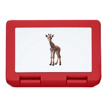 Giraffe - Giraffe Baby - Cool Kids Giraffe - Lunchbox - red - Front