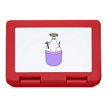 Holy Spirit Religious Halo Tote Bag - Lunchbox - red - Front