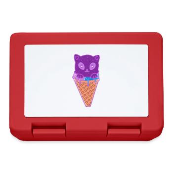 Crème glacée pour chat Crème glacée - Boîte à goûter - rouge - Devant
