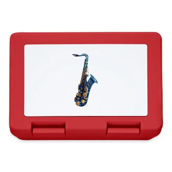 Saxophone Poisson - Boîte à goûter - rouge - Devant