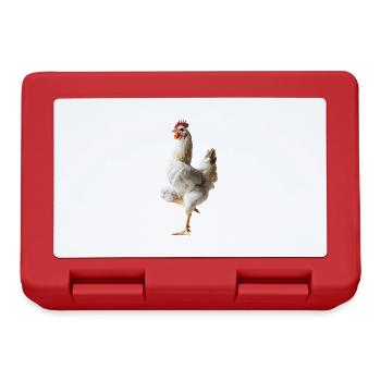 Huhn - Brotdose - Rot - Vorne