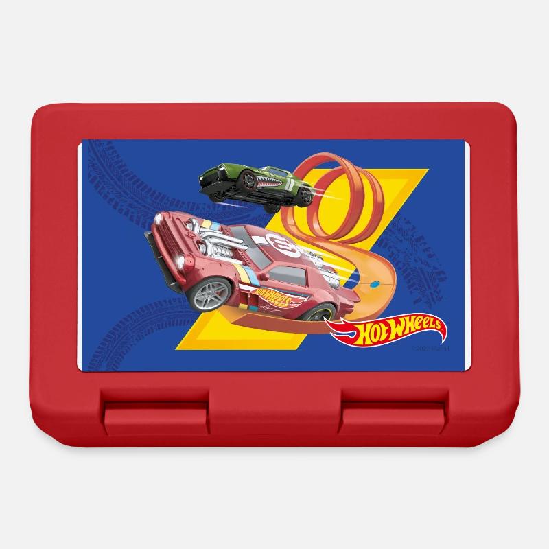 Hot Wheels Voitures Sur Le Circuit - Boîte à goûter - rouge