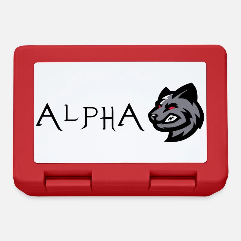 Wolf Wolf Alpha - Brotdose - Rot