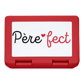 Père FECT Cadeau Fête des Pères Papa - Boîte à goûter - rouge - Devant