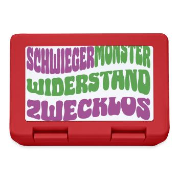 Monster-in-law resistance futile. - Lunchbox - red - Front