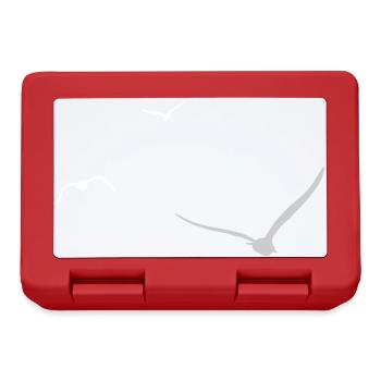 Three Seagulls | Seagull | Colors adjustable - Lunchbox - red - Front