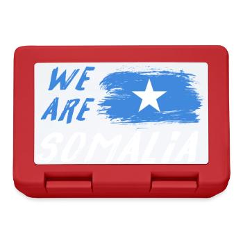 Wir sind Somalia - Brotdose - Rot - Vorne