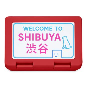 Welcome to Shibuya - Boîte à goûter - rouge - Devant