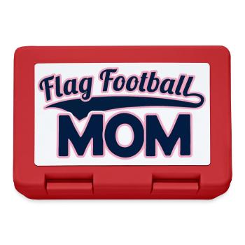 Maman de flag football - Boîte à goûter - rouge - Devant