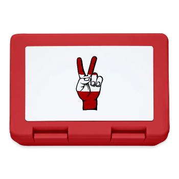Austria Flag Peace Victory Symbol - Lunchbox - red - Front
