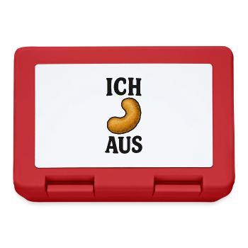 I Flip Off Peanut Flips Saying - Lunchbox - red - Front
