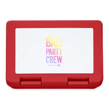 Bali Party Crew Colorful - Lunchbox - red - Front