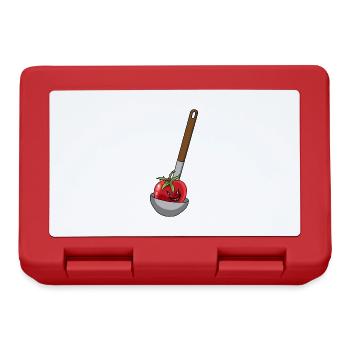 Soup Ladle Tomato Cook Cook Cook Cook - Lunchbox - red - Front