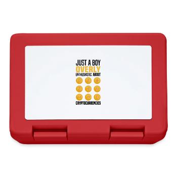 Crypto-monnaies - Boîte à goûter - rouge - Devant