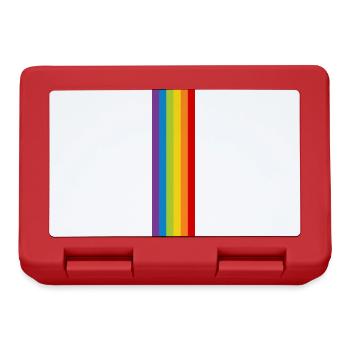 LGBT Pride Flag CSD Rainbow Flag Pride Month - Lunchbox - red - Front