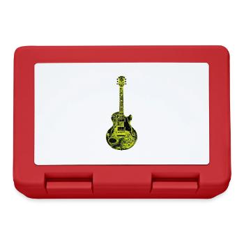 Guitare - Boîte à goûter - rouge - Devant