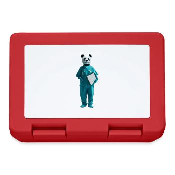 Panda - Brotdose - Rot - Vorne