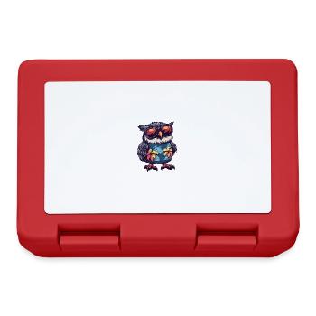 Owl Cool Summer - Lunchbox - red - Front