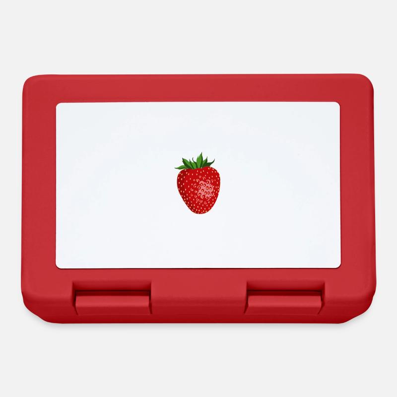 Strawberry - Lunchbox - red