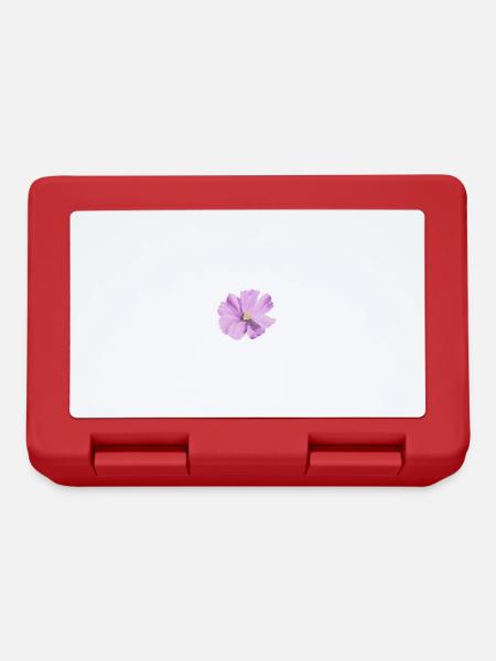 Watercolor Blossom Lilac - Lunchbox - red